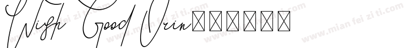 Wish Good Orin字体转换